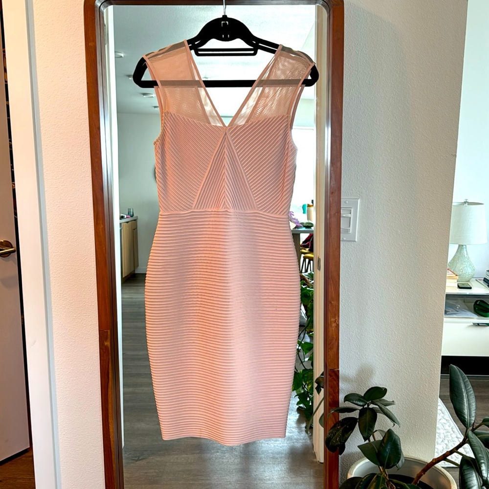 Calvin Klein fitted pink dress. Size 6